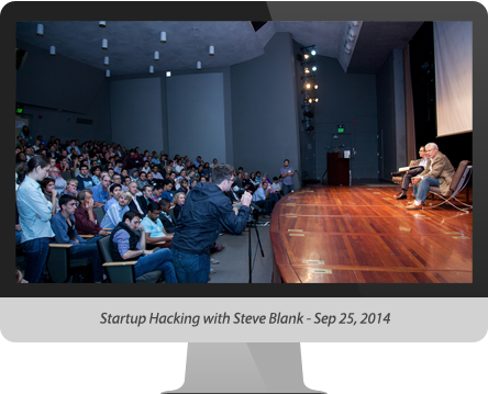 Startup Hacking with Steve Blank